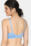 Zivame Double Layered Non Wired 3/4th Coverage Maternity / Nursing Bra - Lichen Blue — thumbnail 2